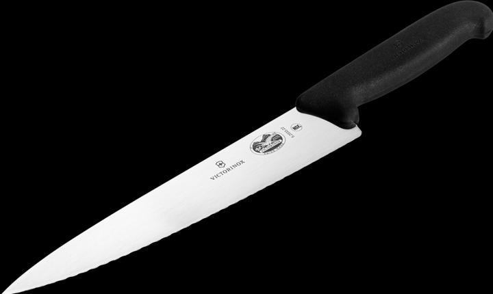 Actual product image Victorinox Fibrox carving knife 22 cm wave slit (22 cm)