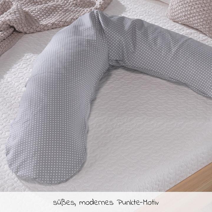 Actual product image Theraline Nursing pillow "The Original" with polyester hollow fibre filling incl. cover 190 cm (190 cm)