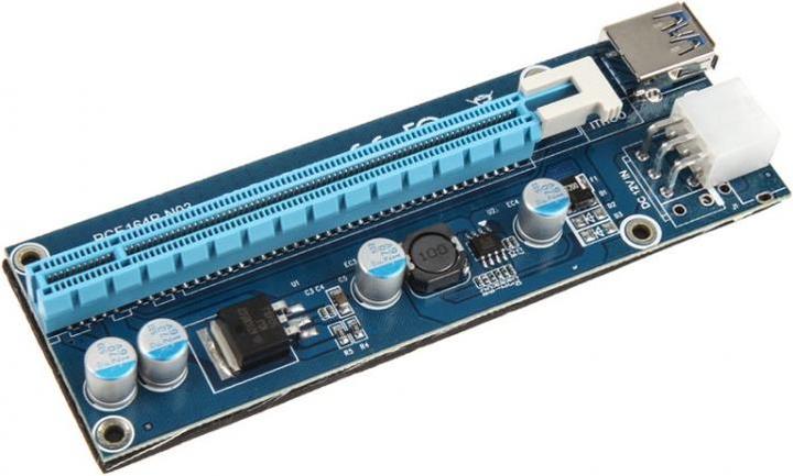 Produktbild Kolink PCI-Express x1 auf x16 Riser Mining/Rendering-Kit Pro - 1m