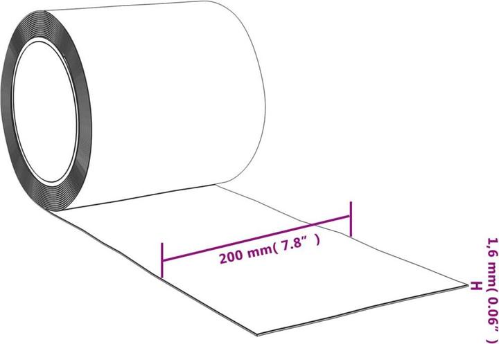 Produktbild VidaXL Ambrogino (200 x 1.6 mm)