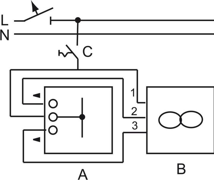Productafbeelding Busch-Jaeger Ventilatorschakelaar 1-polig, zonder 2CKA001164A0144