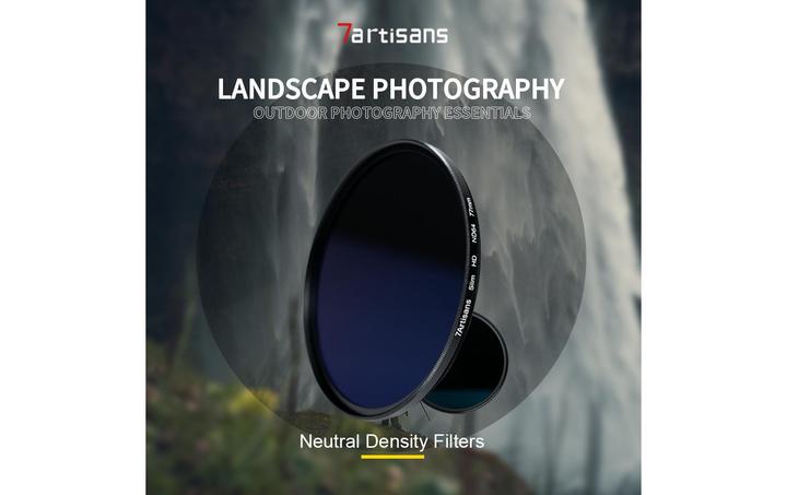 Image du produit 7artisans Filtre gris ND1000 - 52 mm (52 mm, Filtre gris neutre, 52 mm)