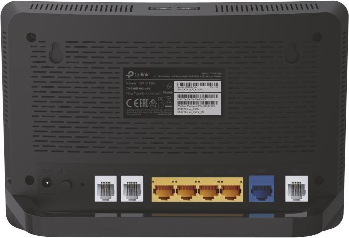 Produktbild TP-Link ROUTER AC1200 GIGABIT SUPER VDSL 5P GIGABIT 1P VDSL2 2P USB
