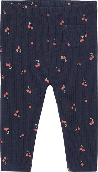 Image du produit Vertbaudet Leggings imprimés pour bébé en coton bio côtelé (68)