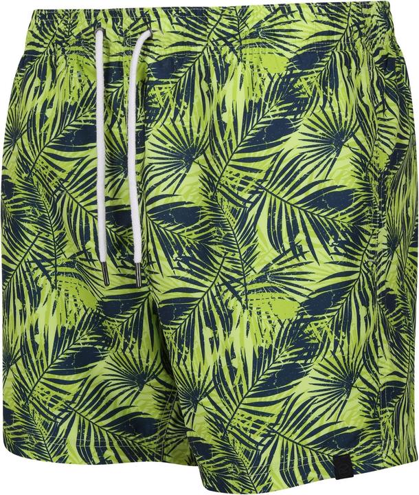 Actual product image Regatta Mens Loras Palm Print Swim Shorts (S)