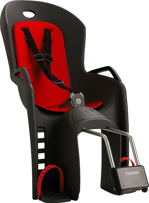 Actual product image hamax Amiga Child Seat Saddle Tube dark grey/red (Seatpost)