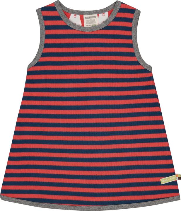Produktbild loud + proud Kleid Ringel melon/ (86, 90, 92)
