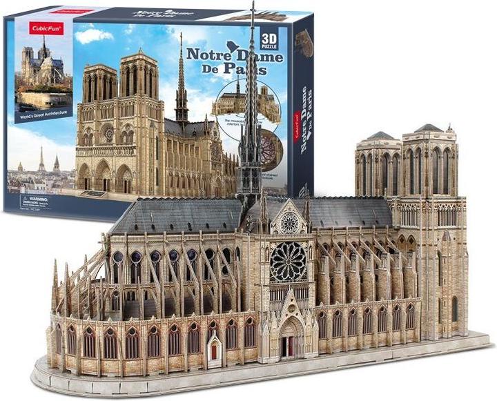 Image du produit Cubicfun CUBIC FUN WORLD'S GREAT ARCHITECTURE 306-20260 PUZZLE 3D - NOTRE DAME (293 pièces)