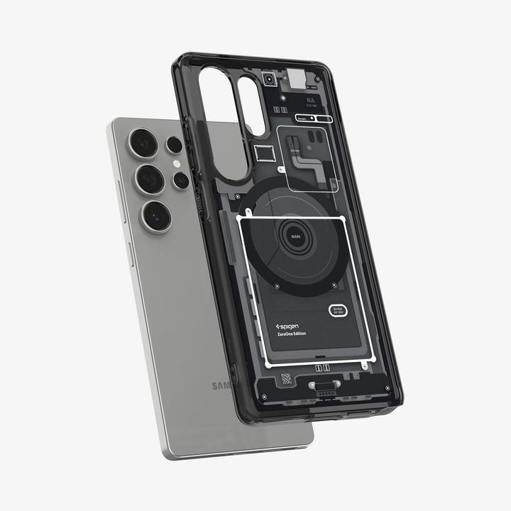 Immagine prodotto Spigen Ultra Hybrid Mag Hülle für Samsung Galaxy S25 Ultra Zero One – Schwarz (Samsung Galaxy S25 Ultra)