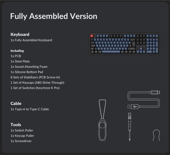 Actual product image Keychron K10 Pro (CH, Cable, Wireless)