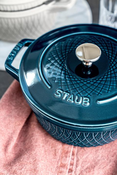 Image du produit Staub Cocotte torsadée (24 cm, Cocotte + faitout, Fonte)