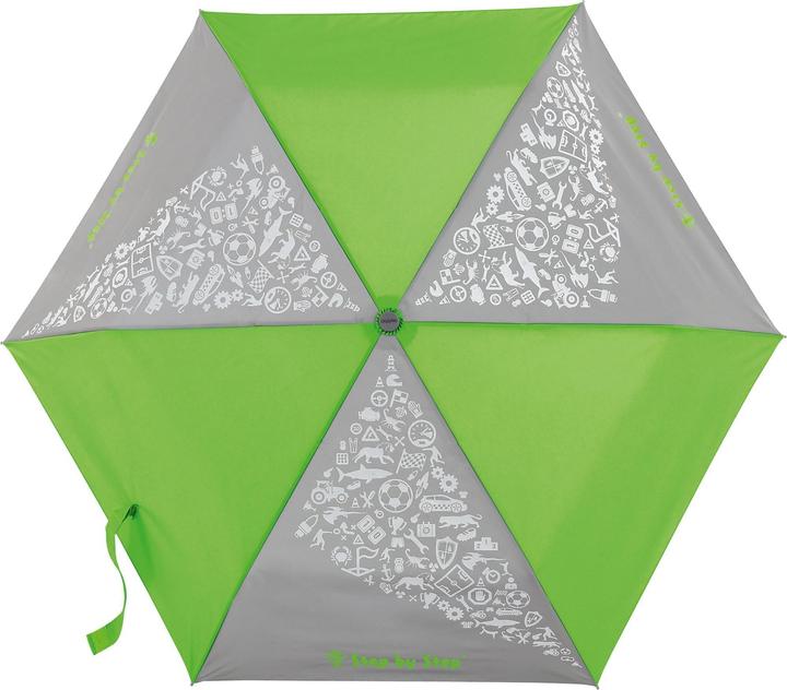 Doppler Step by Step Regenschutz Regenschirm, mit Farbeffekt
