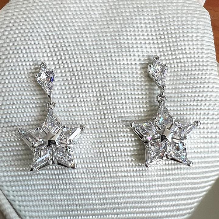 Produktbild Swarovski Stella Ohrringe - Silber (Metall rhodiniert)