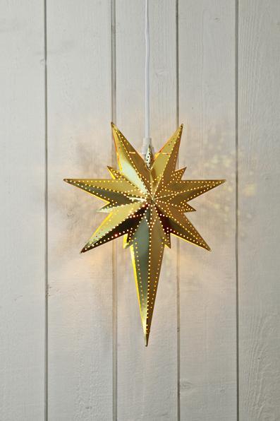 Actual product image Star Trading LED star Bethlehem 35 cm, metal, brass