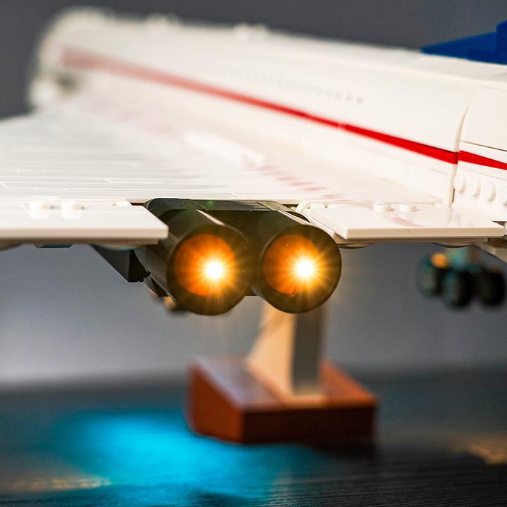 Immagine prodotto BrickBling Set di luci LED per LEGO Concorde (10318)