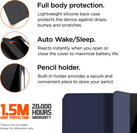 Image du produit Eiger Storm 250 Stylus Case (iPad mini 2021 (6e génération), iPad mini 2024 (7e génération))