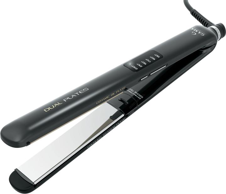 Actual product image GAMA GA.MA LED Dual Plates 4D Hair Straightener Warm Black 50 W 3 m (Straightening iron)