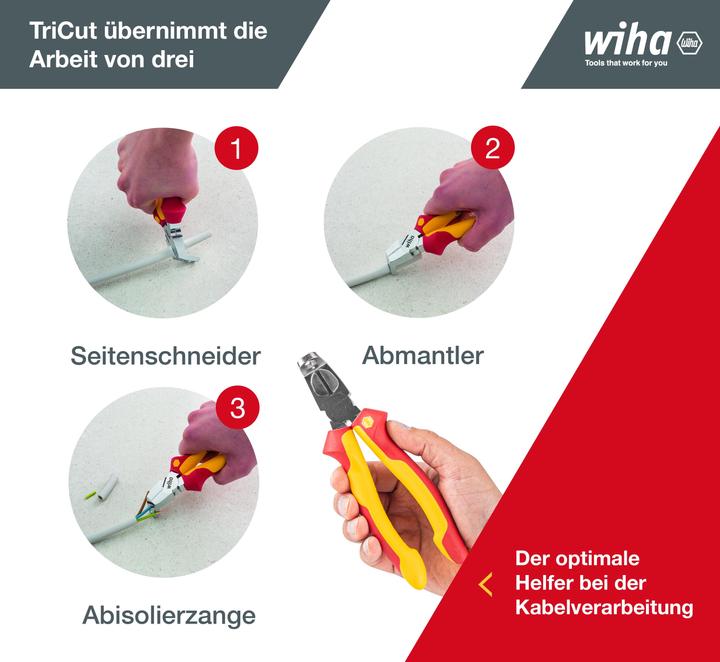 Image du produit Wiha Pince d'installation (170 mm)