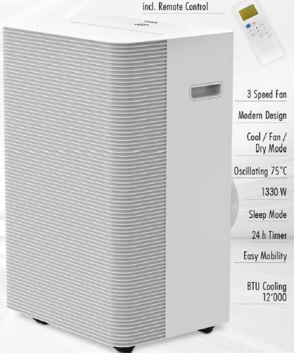 Image du produit Trisa Klimagerät "Cool Mate" 9362.7045 (12000 BTU/h)