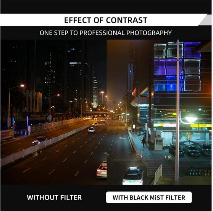 Image du produit 7artisans Filtre d'objectif 1/2 Black Mist - 46 mm (46 mm, Filtre Black Mist, 46 mm)