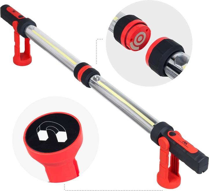 Produktbild Maclean werklamp LED XXL MCE230 Energy 2 stuks lampen met hanger en magneet (1200 lm)