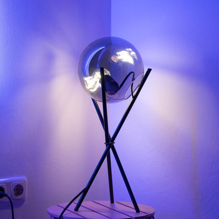 Immagine prodotto s.luce Lampada da tavolo Orb in vetro treppiede 20cm (E27)
