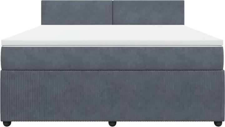 Produktbild VidaXL Bo x springbett mit Matratze 180 x 200 cm Samt (180 x 200 cm, 180 x 200 cm)