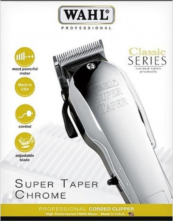 Actual product image Wahl Chrome Super Taper