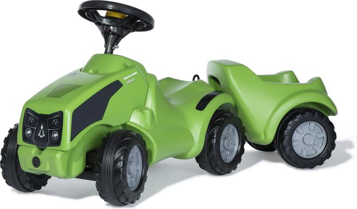 Image du produit Rolly Toys Jeu de toboggan pour bébé avec remorque rollyMinitrac Deutz Agrokid (toboggan avec compartiment de