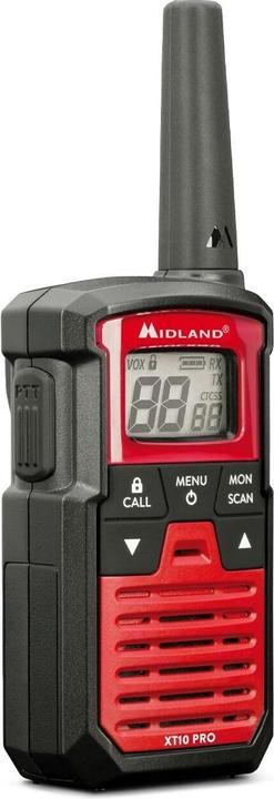 Image du produit Midland XT10 PRO - Portofoonset - Talkie-Walkie - PMR446 - Set van 2 stuks - C1459 (4 km)