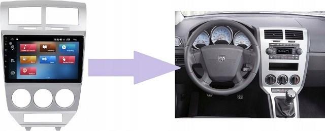 Actual product image No Name RADIO GPS NAVIGATION DODGE CALIBER 2006-11 ANDROID (10")