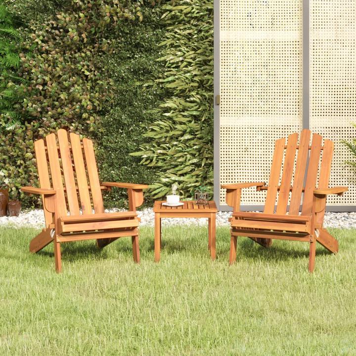 Immagine prodotto VidaXL Set di salotti da giardino a 3 pezzi Adirondack in legno massiccio di acacia