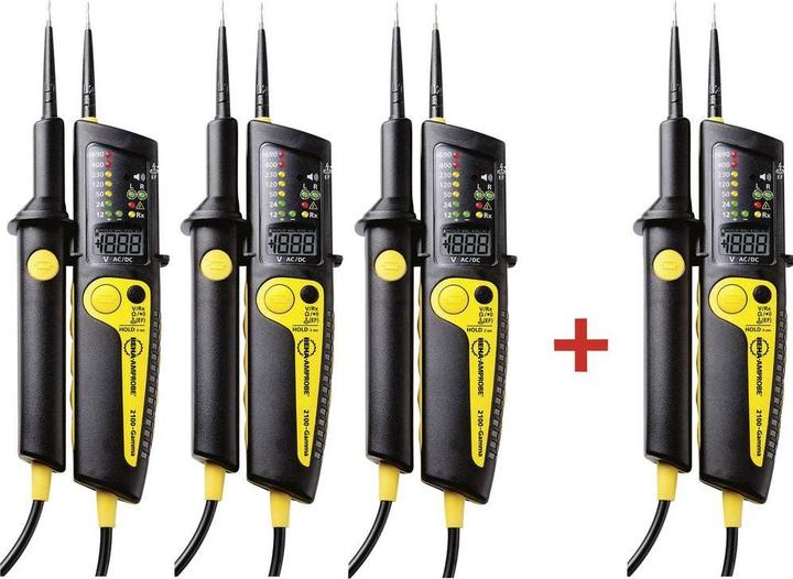 Produktbild Beha Amprobe Amprobe 2100-GAMMA BUNDLE Zweipoliger Spannungsprüfer CAT III 1000 V, CAT IV 600 V Akustik, LCD, LED (CAT IV 600V, CAT III 1000V)