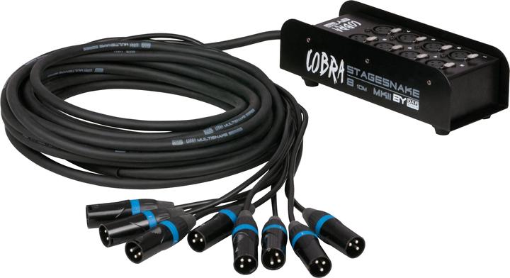 Image du produit DAP-Audio Boîtier de scène Cobra-X 8 (10 m, XLR)