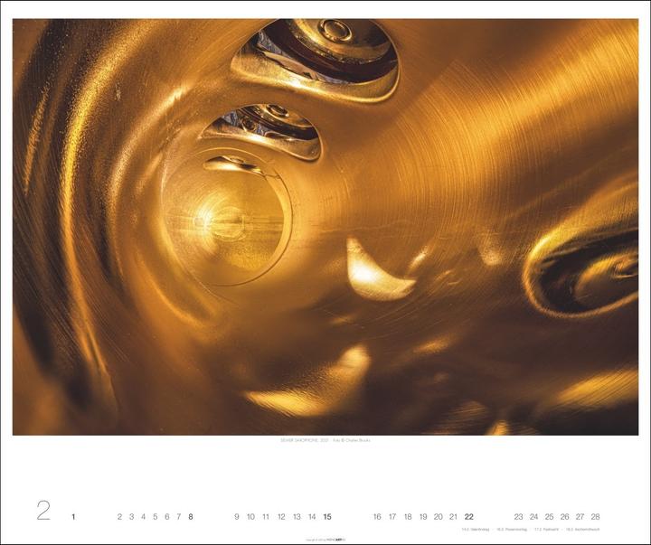 Immagine prodotto Architecture in Music Kalender 2026 - Musikinstrumente von innen (55 x 46 cm, Tedesco)