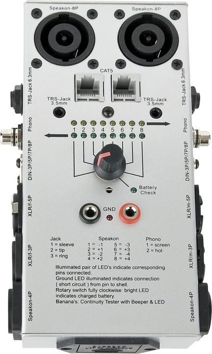 Immagine prodotto DAP-Audio Tester per cavi Pro