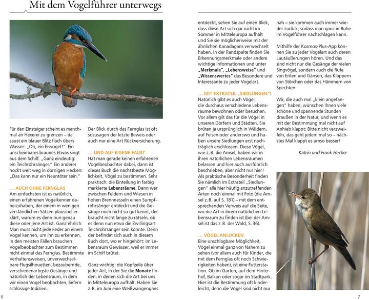 Produktbild Kosmos Vogelführer für unterwegs (Deutsch, Katrin Hecker, Frank Hecker, 2025)