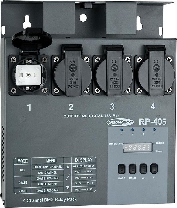 Produktbild Showtec RP-405 MKII Relay Pack