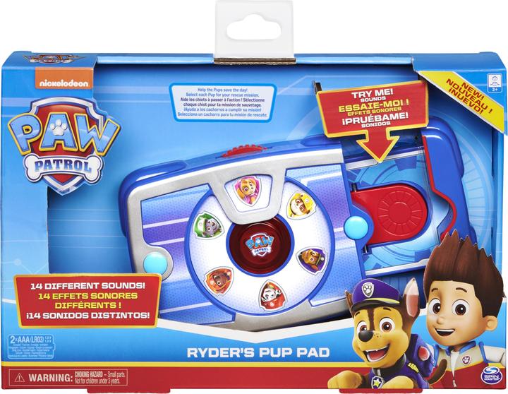 Actual product image Spin Master Paw Patrol Role Play Ryders Pup Pad (French, Italian, English)