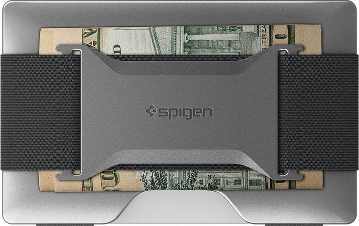 Actual product image Spigen Wallet S Card Holder, gunmetal - AirTag AMP02303