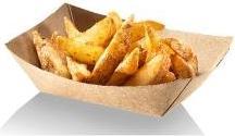 Produktbild Naturesse Båd 107x69x41 mm Bionedbrydelig kraft/pap/PLA Brun,4 ps x 250stk/krt