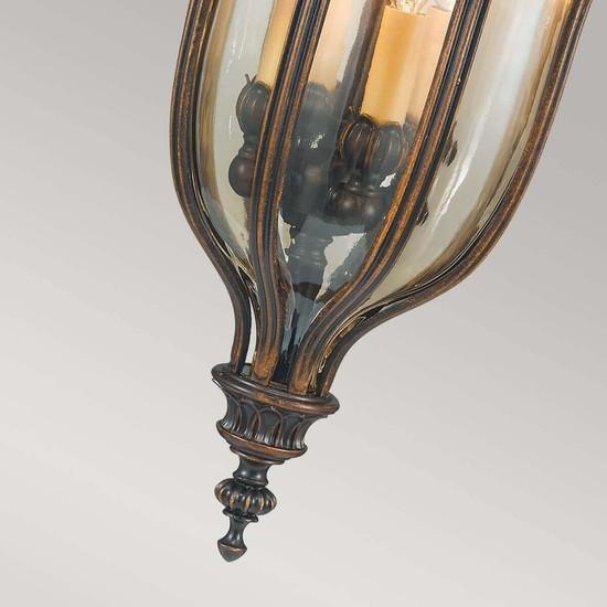 Image du produit Elstead Lighting Bâton Rouge Suspension extérieure E14 quadruple Noyer IP44 (E14)