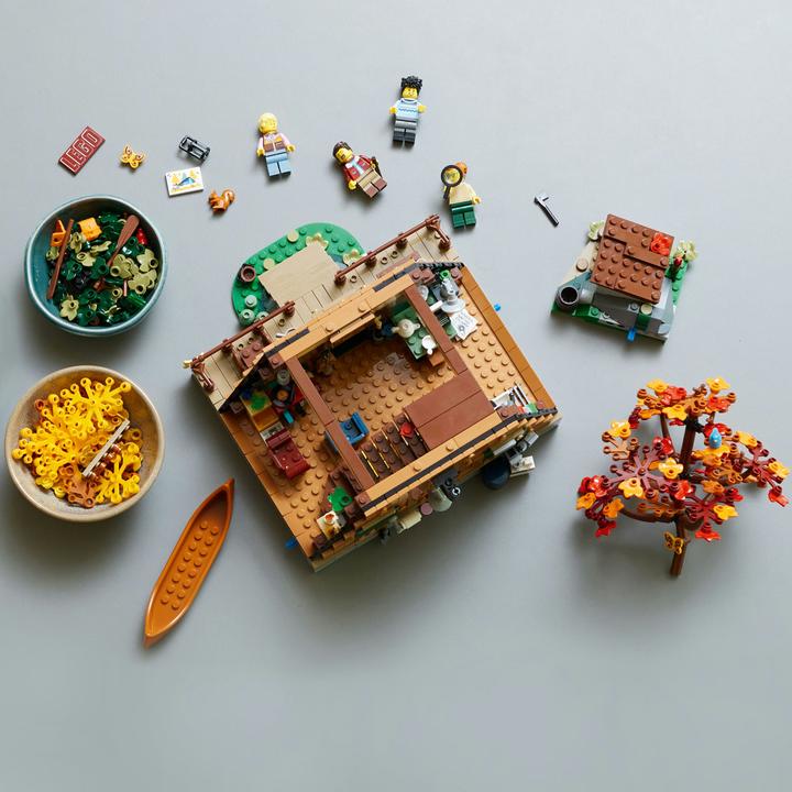 Produktbild LEGO Finnhütte (21338, LEGO Ideas, LEGO Seltene Sets)