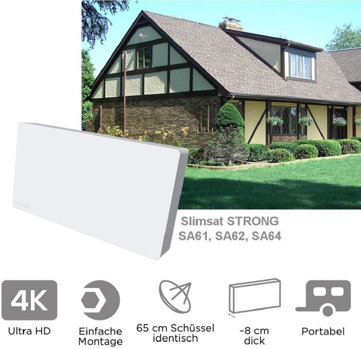 Image du produit Strong SA61 (Antenne plate, 33.70 dB, DVB-S / -S2)
