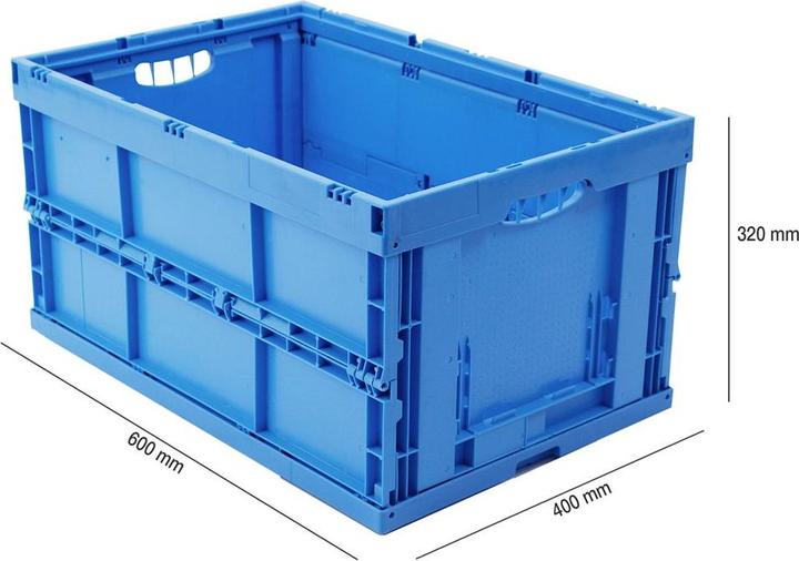 Produktbild Kasten im EURO-Mass 643-66 (60 x 40 x 32 cm, 64.30 l)