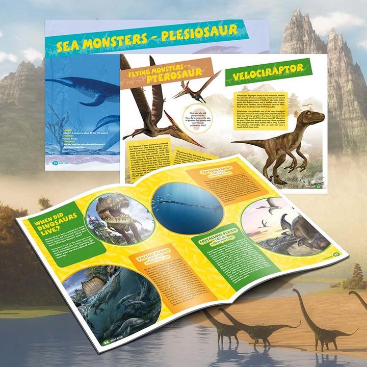 Actual product image Cubicfun Cubic Fun 3D Puzzle DS0973h National Geographic global licence Dino Park 43 pcs. (43 pieces)