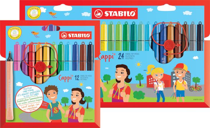 Actual product image STABILO Cappi fibre pen 24er cases (Sorted, 24 x)