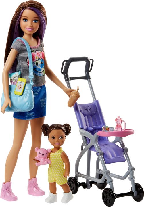 Produktbild Barbie Puppen und Kinderwagen Spielset