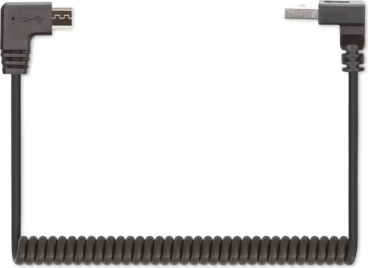 Actual product image Manhattan Spiral cable USB-A to Micro-USB charging cable (1 m, USB 2.0)