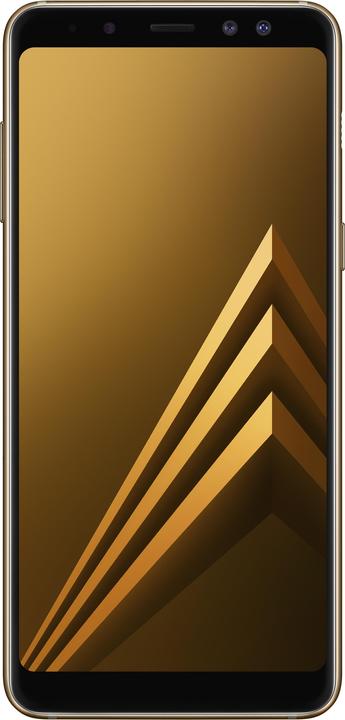 Actual product image Samsung Galaxy A8 2018 EU (32 GB, Gold, 5.60", Dual SIM + SD, 16 Mpx, 4G)